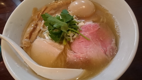 「塩煮干しラーメン」@中華そば田家 ふくふくの写真