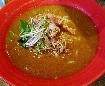 「海老ラーメンセット　９５０円　※」@Shrimp Gardenの写真