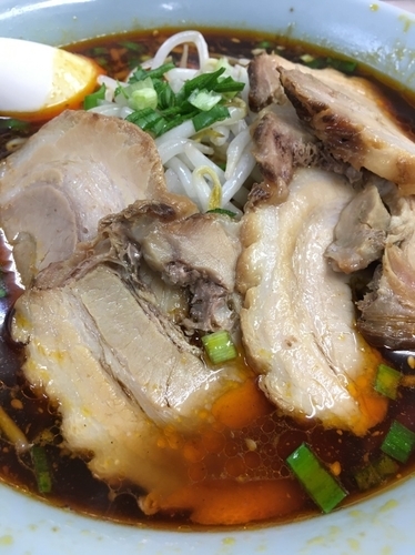 「台湾ラーメン チャーシュートッピング」@くるまやラーメン 大原店の写真