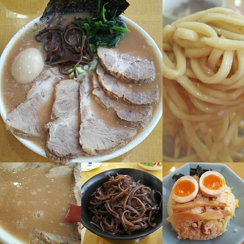 「チャーシューメン＋チャーハン」@うまいヨ ゆうちゃんラーメンの写真