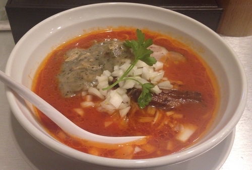 「旨味ビッグバン！バジトマアサリ麺(限定)＋チーズご飯」@貝出汁しっぽりラーメン 純子の写真