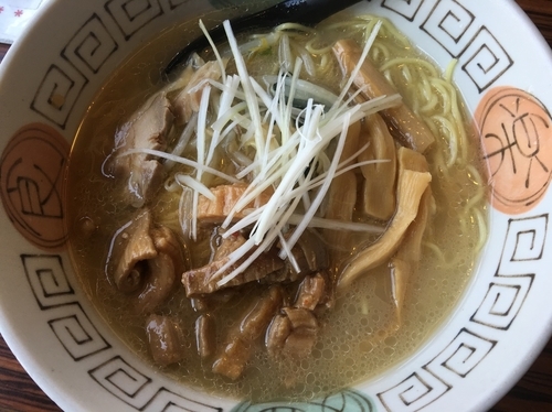 「塩もつそば」@もつの屋の写真