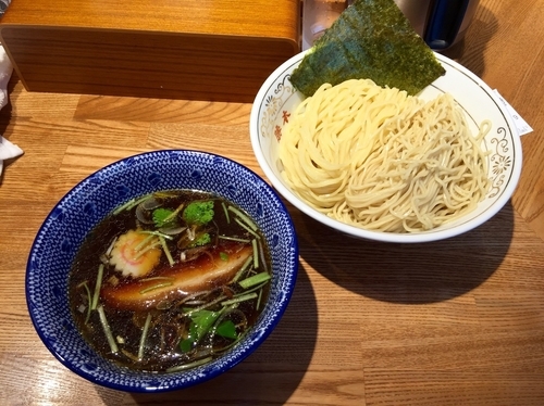 「清湯つけそば 830円」@つけそば 神田勝本の写真