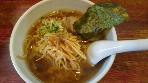 「ピリ辛メンマラーメン」@ひなたやの写真