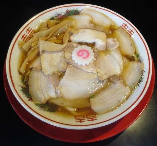 「肉煮干し中華そば　500円※「肉の日」サービス通常780円」@肉煮干し中華そば さいころの写真