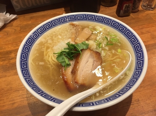 「塩煮干そば」@めいげんその写真