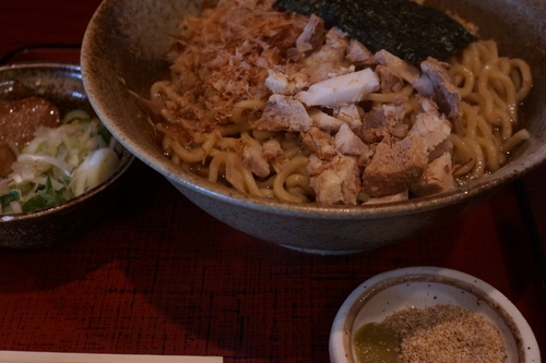 「魚のまぜそば」@食処 渓の写真