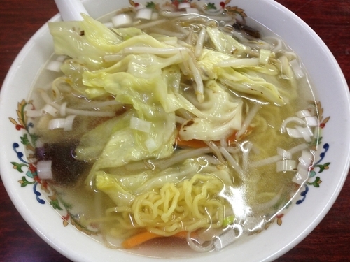 「タンメン」@中華料理 広州茶屋の写真