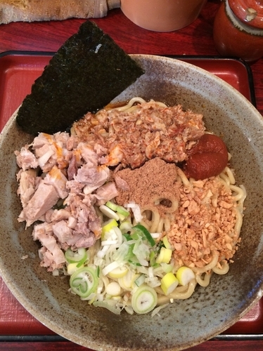 「旨味噌ポン酢まぜそば」@食処 渓の写真