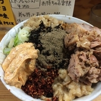 たれそば 大盛り 全部増し 全部ダブル