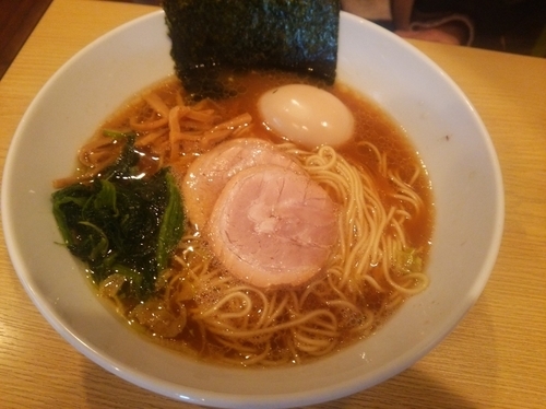 「らーめん細麺＋味玉」@らーめん将貴の写真