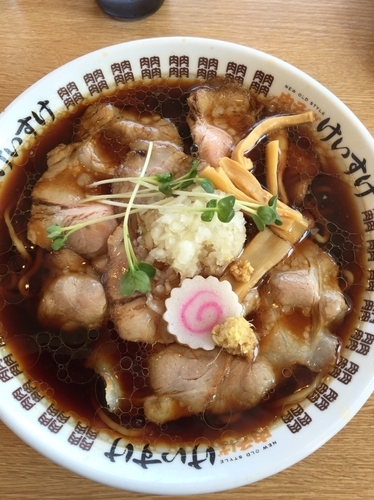 「肉そば」@肉そば けいすけ 富里店の写真