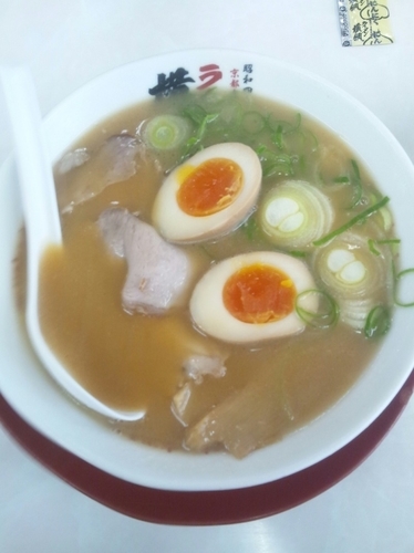 「味玉ラーメン」@ラーメン 横綱 豊山店の写真