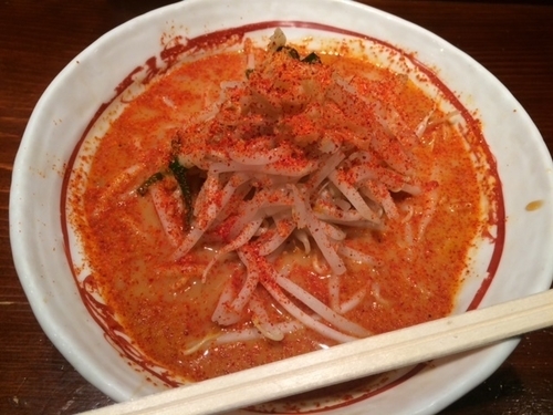 「極辛ラーメン【730円】」@旨辛ラーメン表裏 高田馬場店の写真