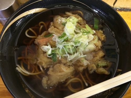 「玉ねぎ天そば【340円】」@そばのスエヒロ 八丁堀店の写真