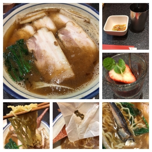 「肉かけ  1000円」@烈志笑魚油 麺香房 三くの写真