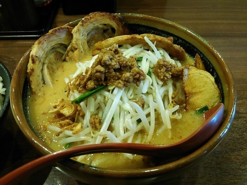「北海道味噌漬け炙りチャーシュー麺 もやしトッピング」@蔵出し味噌 麺場 田所商店 北名古屋店の写真