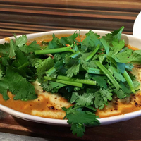 牡蠣とほうれん草の焼きチーズカレー