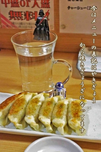 「焼ぎょうざ　6個300円」@麺処 福吉 極の写真