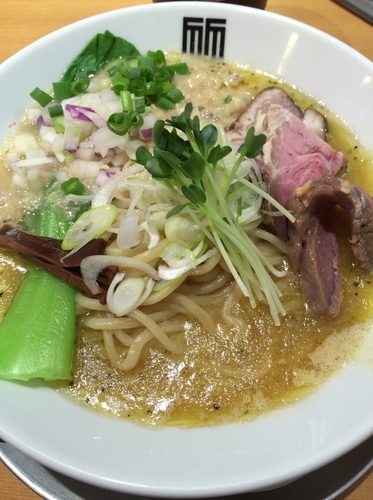 「鶏ホタテラーメン」@竹末東京プレミアムの写真