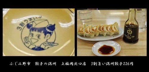 「満州ぎょうざ」@ぎょうざの満洲 上福岡北口店の写真