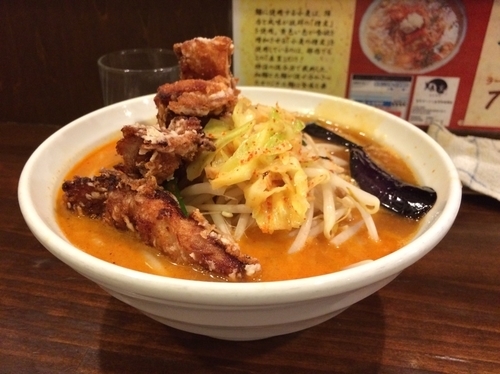 「旨辛あんかけDX 980円」@旨辛ラーメン 表裏の写真