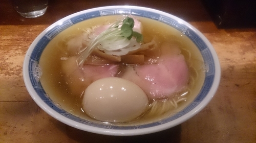 「味玉煮干しそば」@中華そば しば田の写真