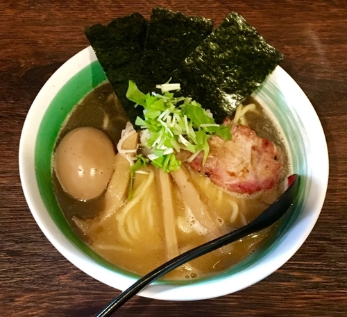 「にぼみそ 900円」@自家製麺 麺屋 利八の写真