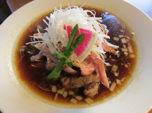 「肉そばジビエ（限定）　「1,000円」」@寿製麺よしかわ 川越店の写真