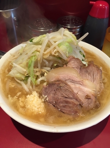 「小ラーメン ニンニク カラメ」@ラーメン二郎 荻窪店の写真