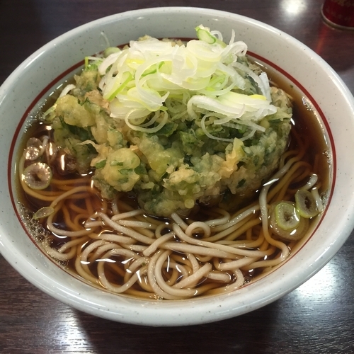 「春菊天（￥750）」@永坂更科 布屋太兵衛 新宿地下鉄ビル店の写真