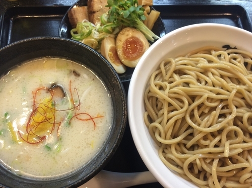 「ゆず塩つけ麺 並＋マル得セット」@つけめん番長 銀の写真