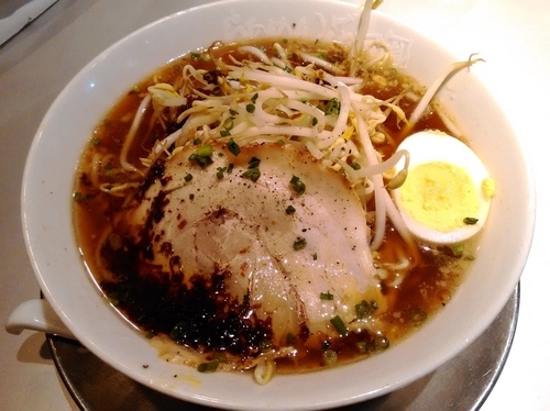 「期間限定 焦がしネギ中華そば 羅楽」@らあめん花月嵐 浦添国道58号店の写真