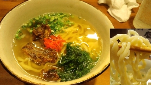 「ソーキそば756円」@ゆいまーるの写真