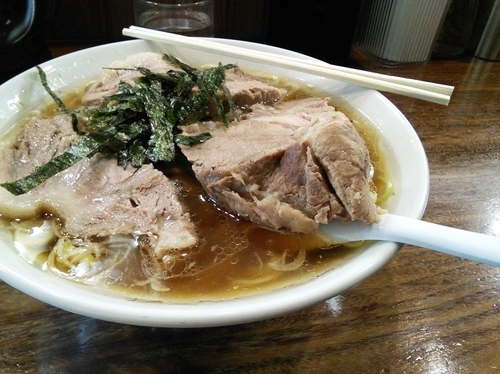 「チャーシューめん」@らあめん大安の写真