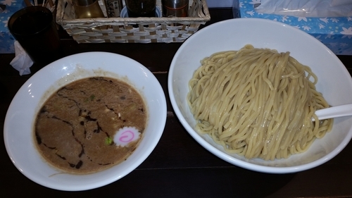 「濃厚つけ麺 大盛  麺増し ニンニク」@銀座 朧月 目黒処の写真