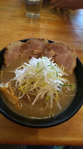 「味噌ラーメン ネギ チャーシュー」@ふきのとうの写真
