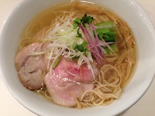 「鶏そば（塩）」@鶏そば朱雀の写真