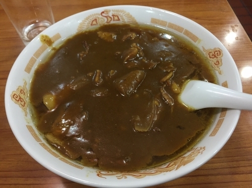 「カレーそば 700円」@千成飯店の写真