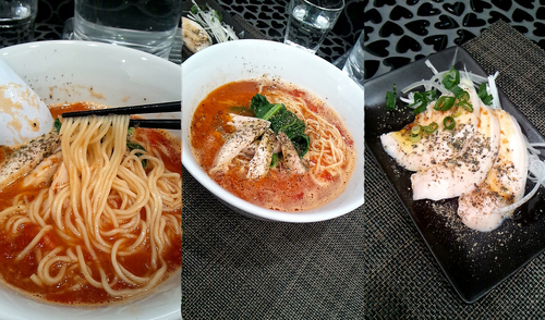 「日替り限定『海老とトマトの塩らぁ麺(￥780)』」@赤青(MURASAKI)の写真