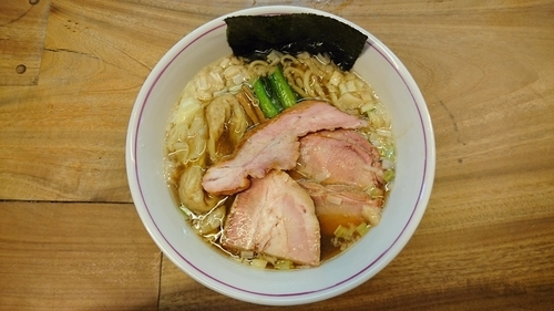 「ニーボ（￥800）+ワンタン（￥150）」@白河手打中華そば  一番いちばんの写真