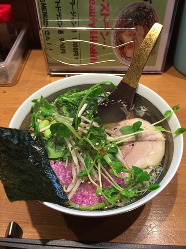 「プラチナドラゴンラーメン 700円」@薬膳ラーメンドラゴン 亀戸横丁店の写真