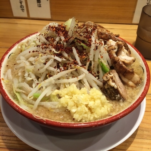 「ラーメン 豚増し」@らーめん バリ男 日本橋店の写真