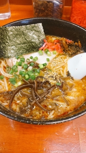 「辛みらくる」@前橋とんこつ 味楽留の写真