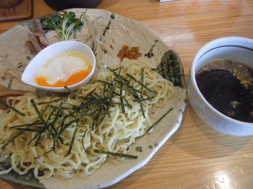 「温玉柚香つけ麺880円」@正月屋分店 石川屋の写真