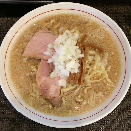 「背油煮干(大盛) ￥８５０」@麺庵ちとせの写真