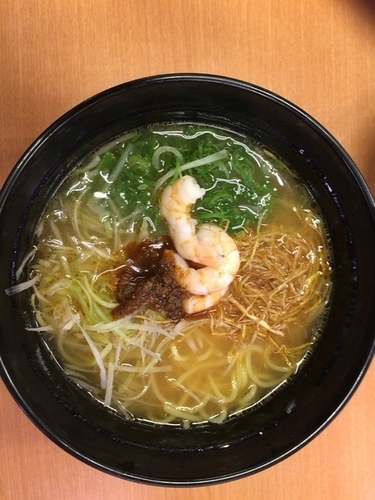 「濃厚えび味噌ラーメン280円+税」@スシロー 幕張店の写真
