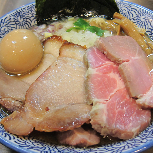 「特製極上煮干しそば 980円」@煮干しつけ麺 宮元の写真