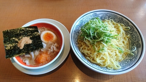 「肉そばつけ麺大盛」@丸源ラーメン 四日市日永店の写真