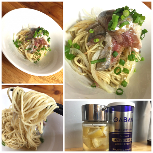 「いわしそば￥390」@中華そば よしかわの写真